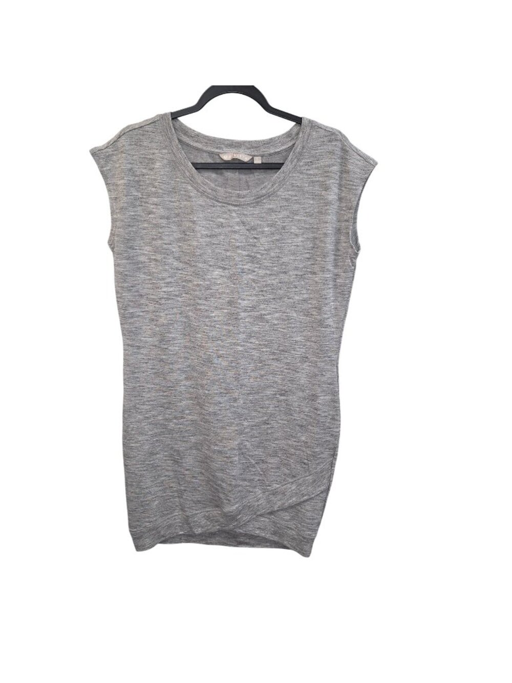 Athleta Gray Sleeveless Modal Blend Tunic Top Size S 4422